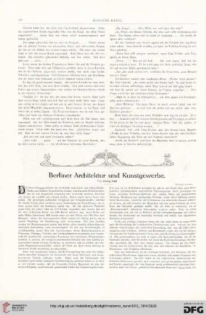 28: Berliner Architektur und Kunstgewerbe