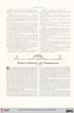 28: Berliner Architektur und Kunstgewerbe