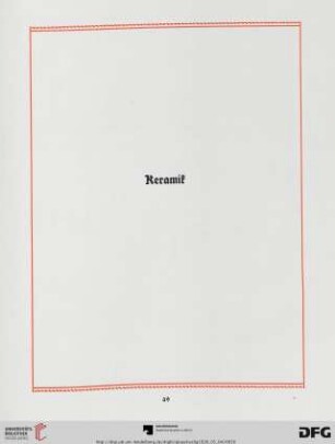 Keramik (Nr. 144-171)
