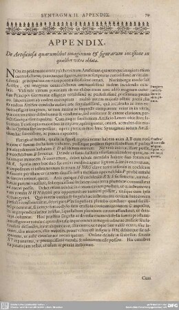Appendix. De Artificiosa quarumlibet imaginum et figurarum incisione in quaelibet vitra oblata.