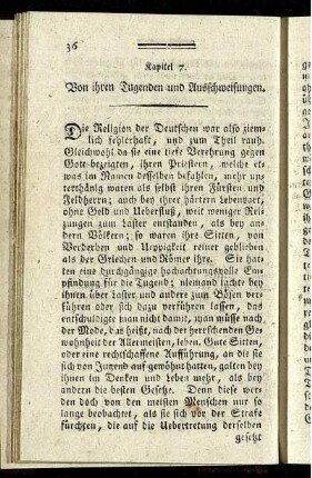 Kapitel 7. Von ihren Tugenden und Ausschweifungen.