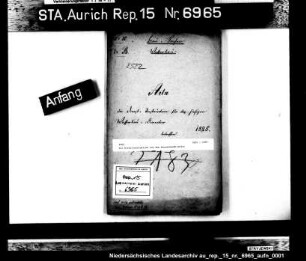 Die Dienstinstruktion für den Wasserbaudirektor