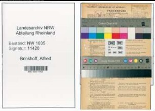 Entnazifizierung Alfred Brinkhoff , geb. 07.01.1906 (Foerdermaschinist)