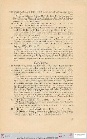 Geschichte (Nr. 128-201)