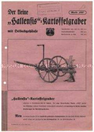 Der kleine "Hallensis"-Kartoffelgraber