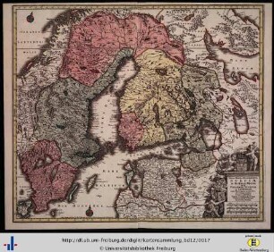 Nova mappa geographica Sueciae ac Gothiae Regna ut et Finlandiae Ducatum ac Lapponiam.
