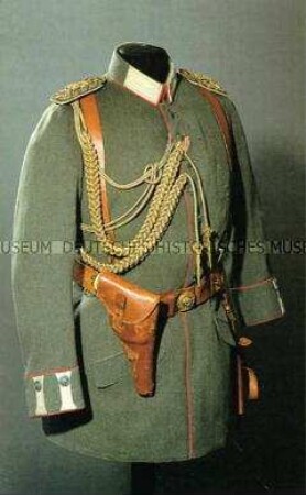 Waffenrock für Offiziere, 1. Garde-Regiment zu Fuß, letzte Felduniform von Wilhelm II.