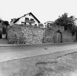 Einfriedung des ehem. Gefängnishofes; Bad Nauheim, Johannisstraße 3