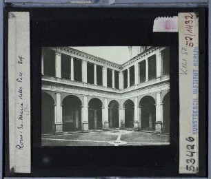 Rom, S. Maria della Pace,Rom, S. Maria della Pace, Kreuzgang/Hof