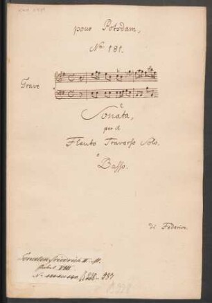 Sonaten; fl, bc; e-Moll; SpiF 75