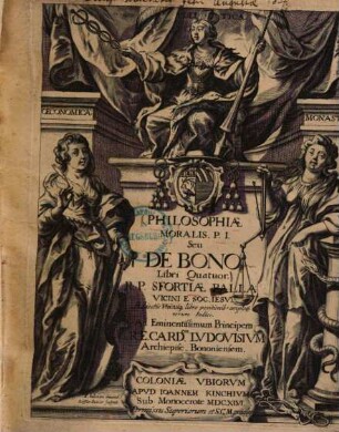 Philosophiae moralis P. I. seu de bono libri quatuor ...
