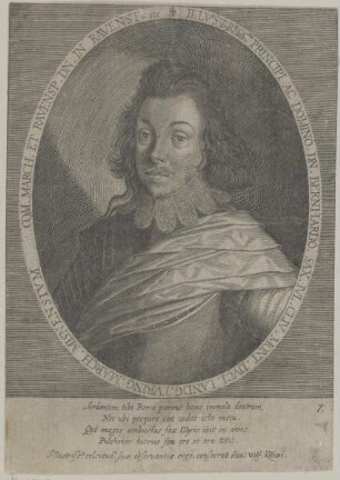 Bildnis des Bernhardo Sax.