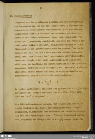 IV. Zusammenfassung