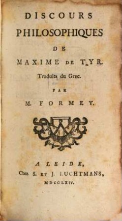 Discours philosophique