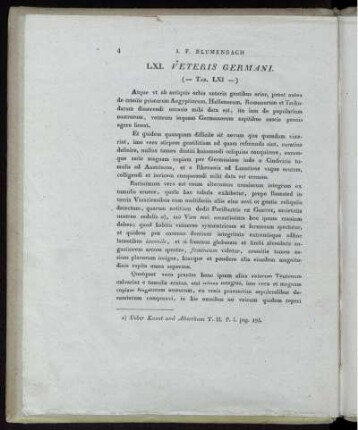 LXI. Veteris Germani. (Tab. LXI)