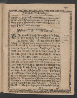 Gebrauch erklärten Textes.