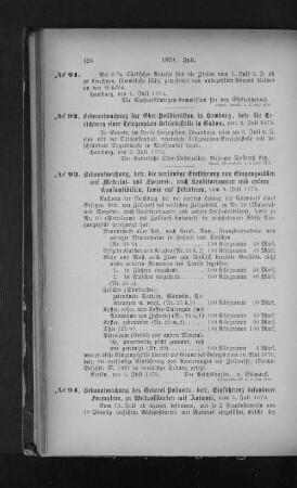 No. 92 Bekanntmachung der Ober-Postdirektion in Hamburg, betr. die Errichtung einer Telegraphen-Betriebsstelle in Gudow