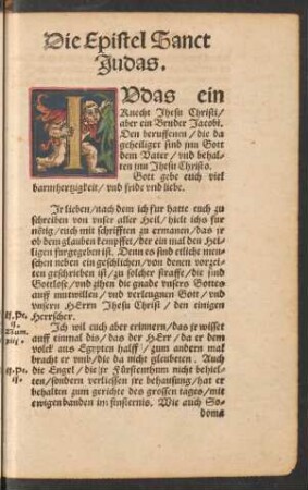 Die Epistel Sanct Judas.