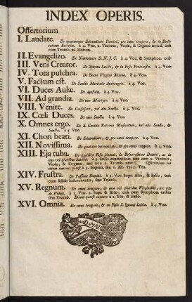 Index Operis.