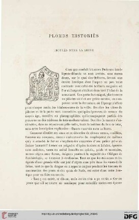 6: Plombs historiés trouvés dans la Seine