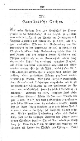 Vaterländische Notizen.