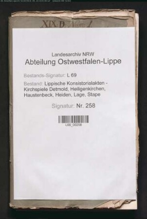 Besetzung der Küster- (und der Kantor)stelle