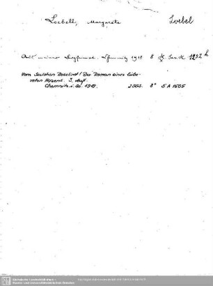 Loebell, Margarete