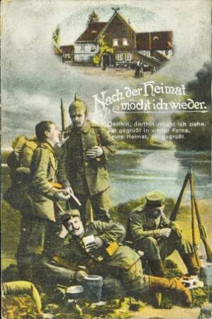 Nach der Heimat möcht ich wieder - Dorthin, dorthin möcht ich ziehn. […]