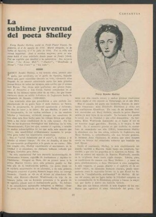 La sublime juventud del poeta Shelley