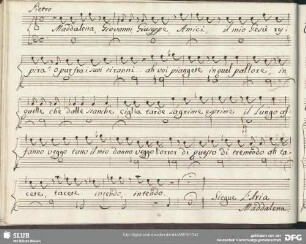 Recitativo: Maddalena Giovanni Giuseppe amici