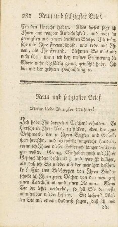 Neun und sechzigster Brief