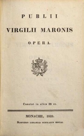Publii Virgilii Maronis opera
