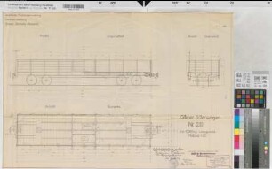 Steinhelle (Olsberg) - Medebach (Medebach) Kleinbahn offener Güterwagen 1930 1 : 20 51 x 76 Pause Regierung Arnsberg I,V Nr. 839