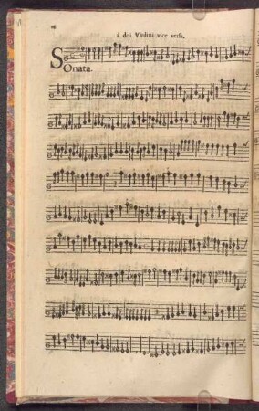 Sonata à doi Violini vice versa.