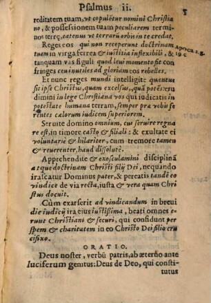 Psalterivm Paraphrasibvs Illvstratvm : Seruata vbique ad verbum Hieronymi translatione