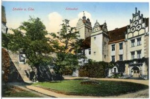 Strehla. Schlosshof