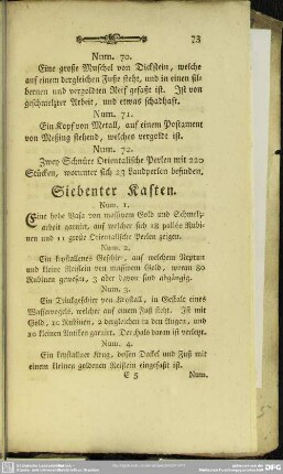 Siebenter Kasten