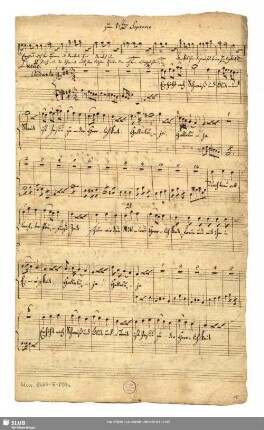 Der Herr ist König des freue sich das Erdreich - Mus.3464-E-504a : V (4), Coro, orch, bc