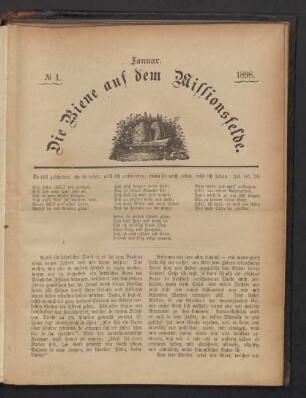 N° 1. Januar. 1898