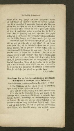 Bemerkungen über die Laute der neuhochdeutschen Schriftsprache im Verhältnis zu denjenigen unserer Volkssprache : einer Lehrerkonferenz vorgetragen