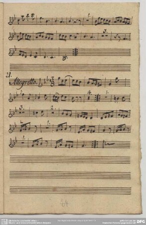 21. Allegretto, B-Dur