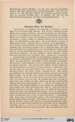 Hermann Bahr, der Kritiker