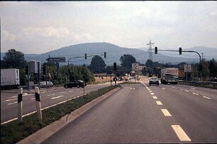 Teilknoten Ost: Zufahrt von Westen