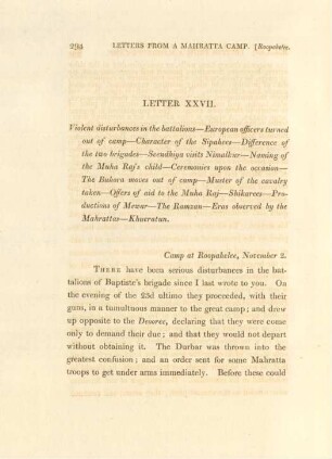 Letter XXVII. Violent disturbances in the battalions. - ...