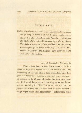 Letter XXVII. Violent disturbances in the battalions. - ...