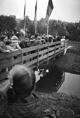 Einweihung des Freizeit- und Erholungszentrums "Alte Bach" in Hagsfeld.