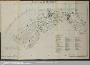 Karte : Situationsplan von Blasewitz