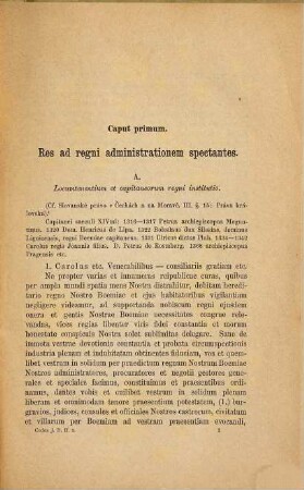 Codex juris Bohemici, 2,3. Cont. scripta ad rempublicam administrandam spectantia saec. XIV