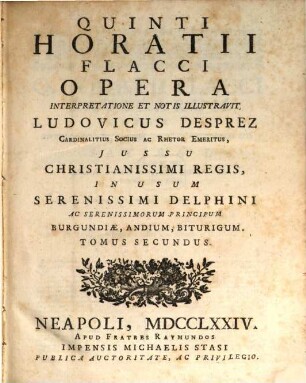 Quinti Horatii Flacci Opera, 2