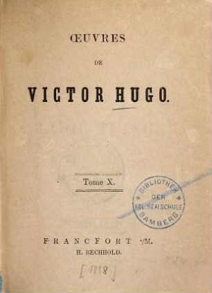Œuvres de Victor Hugo, 10. Marie Tudor